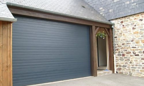 porte de garage enroulable en aluminium alutil
